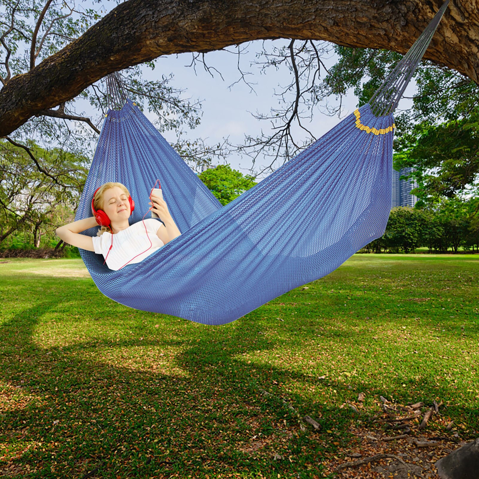Cheap Goat Tents Camping Tools For Outdoor Camping Hammocks Breathable Lightweight Portable Mesh Hammocks For Outdoor Hiking Patio Beach   